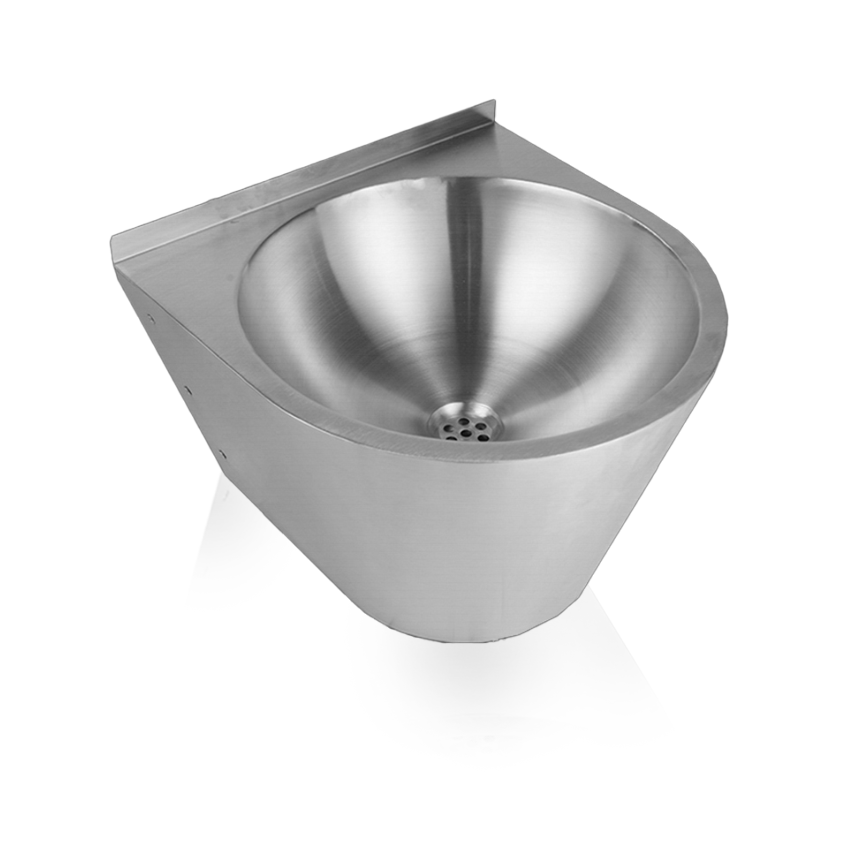 Stainless Steel Wall-Mounted Wash Basin DE-L438
