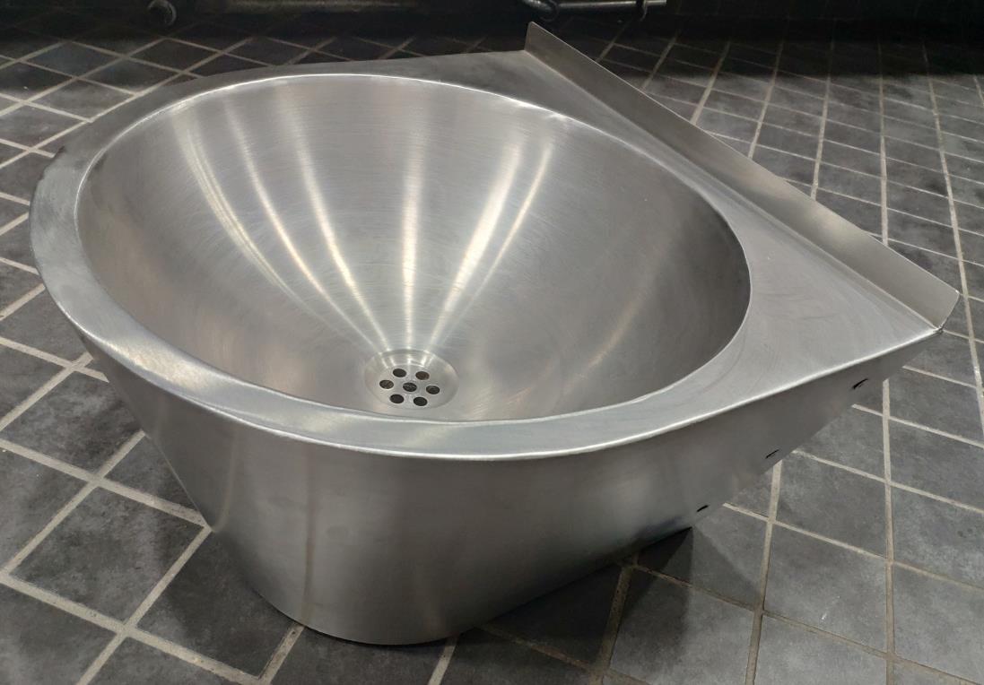 Stainless Steel Wall-Mounted Wash Basin DE-L438