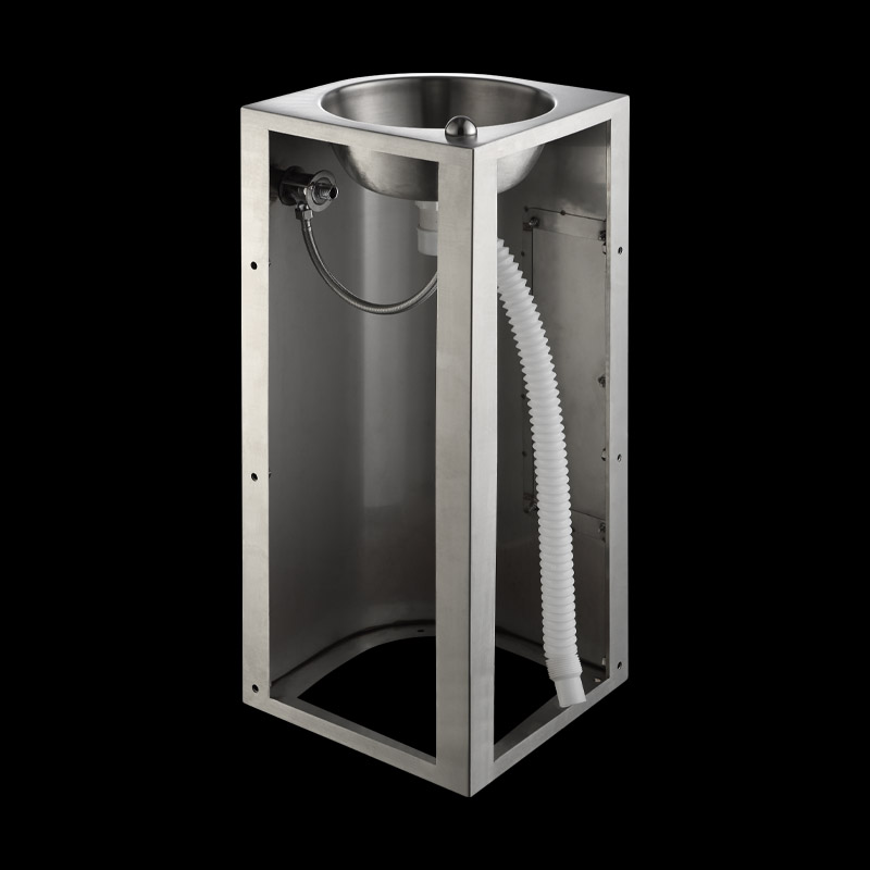 Stainless Steel Pedestal Basin DE-L497