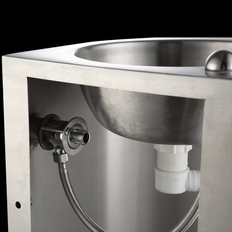 Stainless Steel Pedestal Basin DE-L497