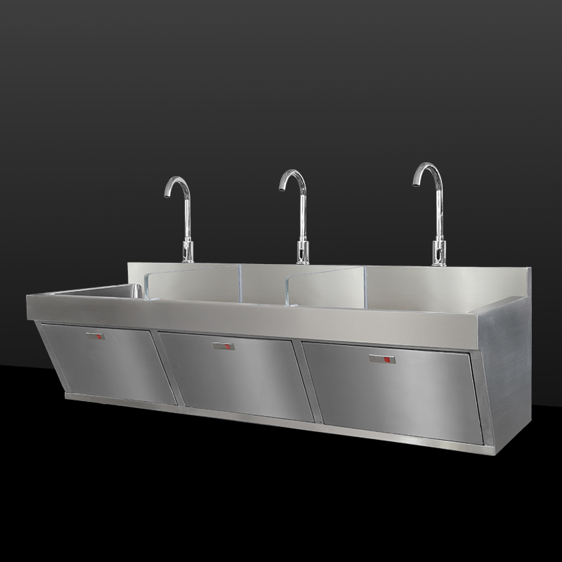 Stainless Steel Triple Basin Sink DE-L517