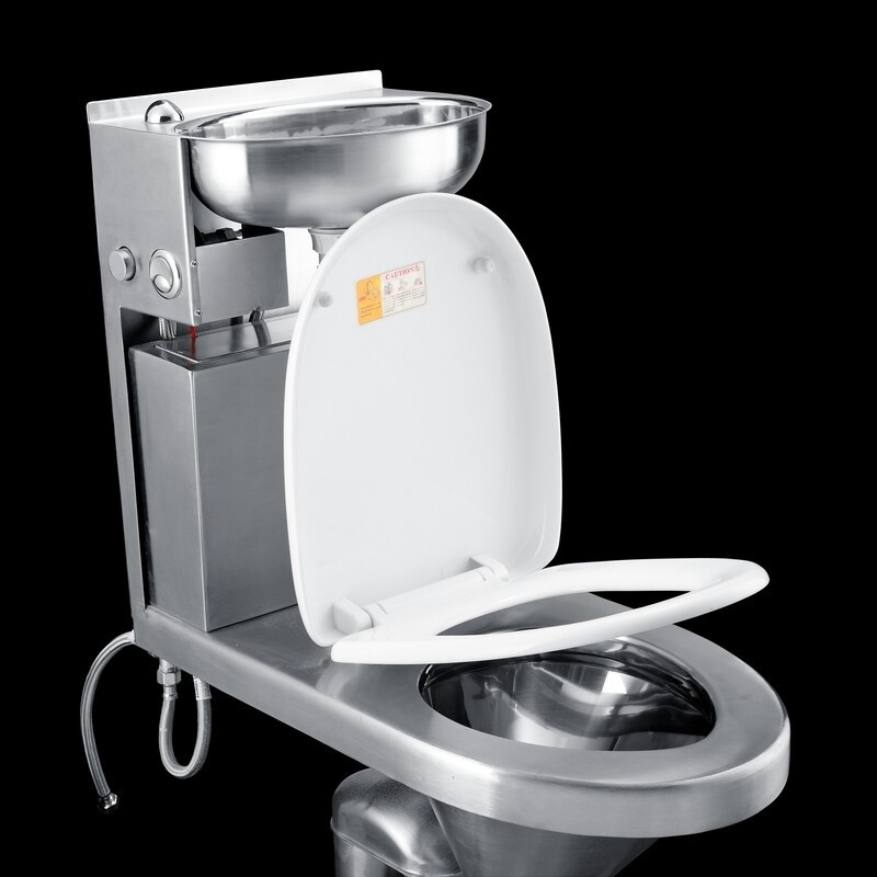 Stainless Steel Combination Toilet and Sink DE-T218S-M