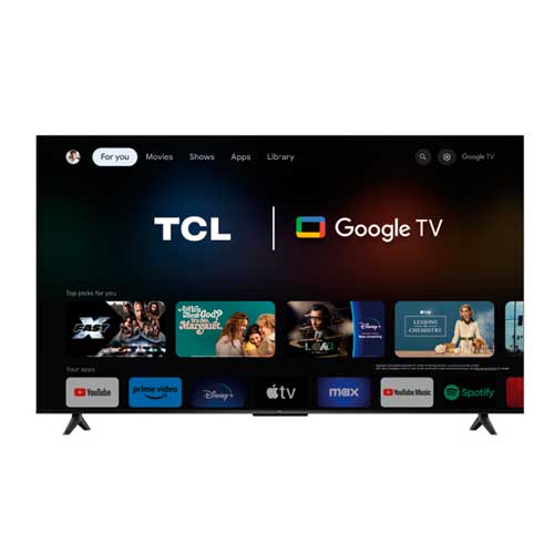 Televisor LED 55" 4K TCL 55P61B  Smart TV Google TV Clase E