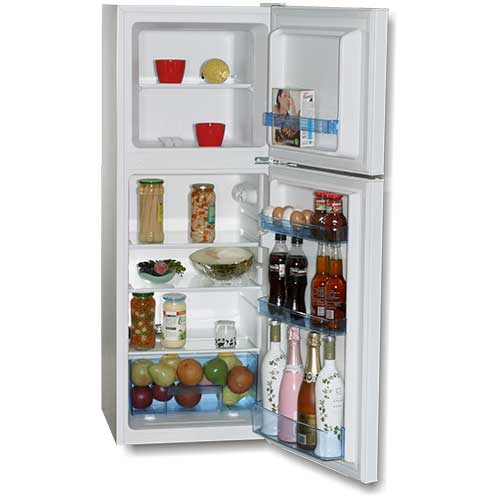 FrigorÃ­fico 129x48 2 Puertas Rommer FE232 Blanco Clase E