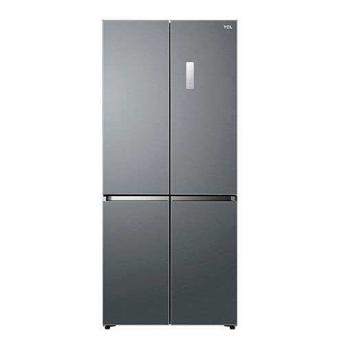 FrigorÃ­fico Side By Side 190X83.3 4 Puertas Total No Frost TCL RC456CXE0  Free Built-in Inox Clase E