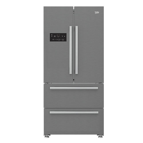 FrigorÃ­fico side by side 182,5x84 2 puertas Neo Frost Beko GNE60521X A+ inox