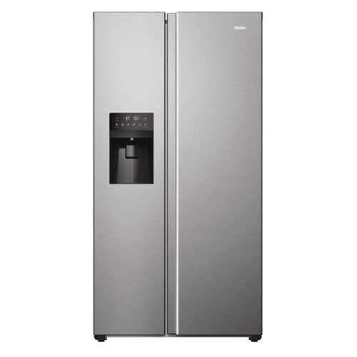 FrigorÃ­fico SBS 177,5X90,8 Haier HSR5918DIMP Dispensador Inox  Clase D