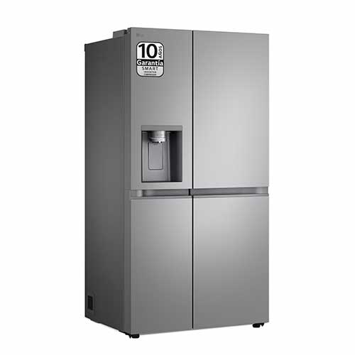 FrigorÃfico Side By Side 179x91 No Frost LG GSLE81PYBC Dispensador Sin Toma de Agua Inox Clase C