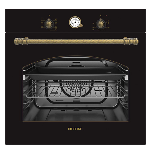 Horno multifunciÃ³n 60cm 61L Infiniton HORNOROT70 A rÃºstico