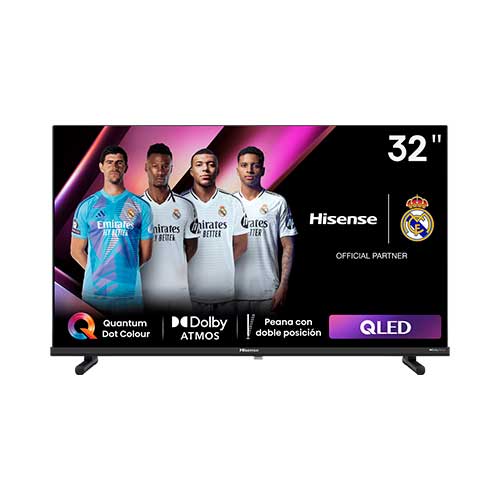 Televisor QLED 32" 4K Hisense 32A5NQ Smart TV Quantum Dot Colour Clase F