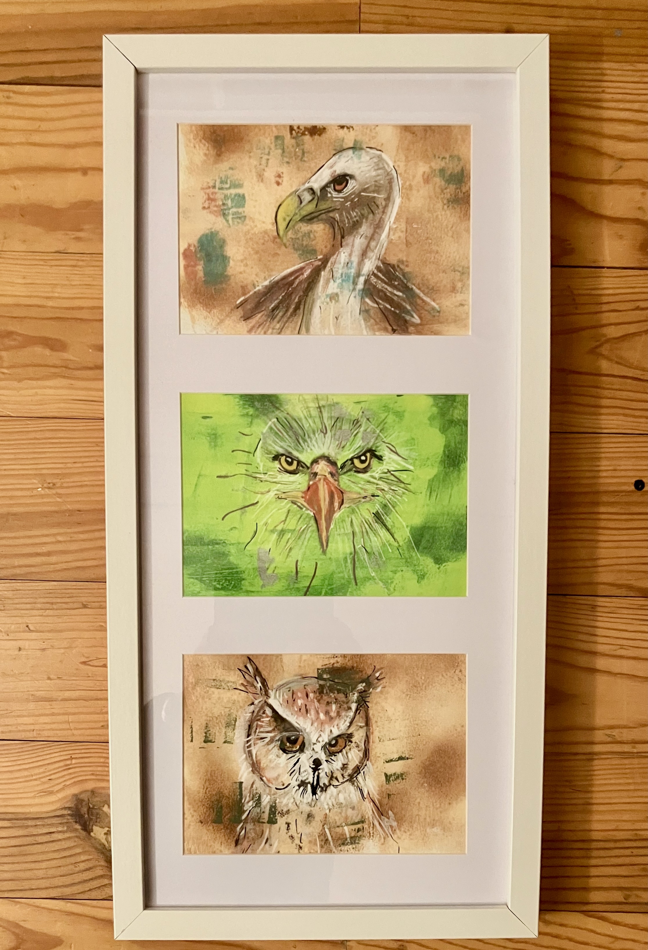 Tableau triptyque a composer ( me contacter pour la finalisation des choix d'images )