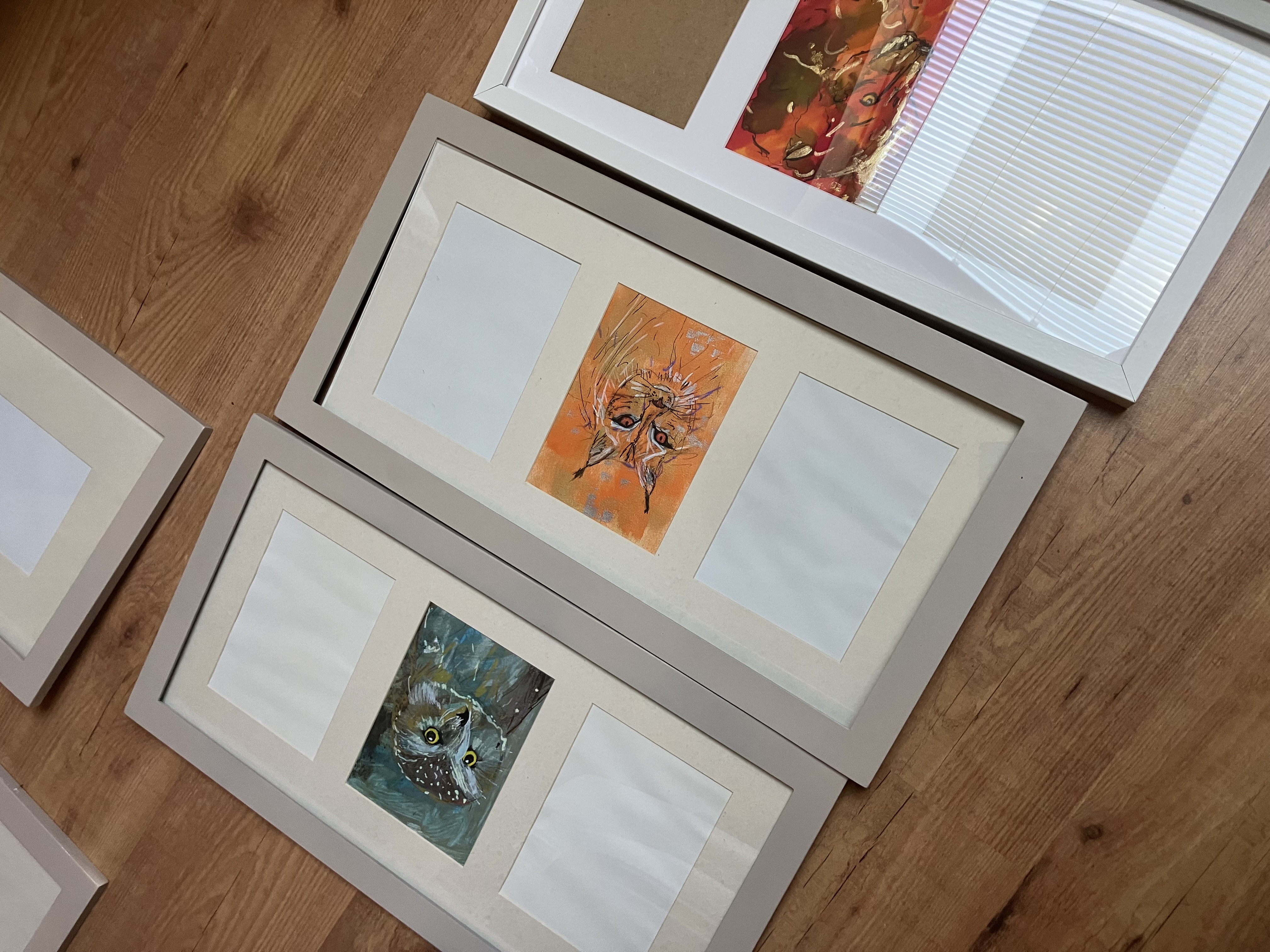 Tableau triptyque a composer ( me contacter pour la finalisation des choix d'images )