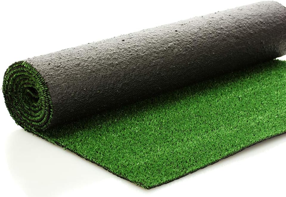 Moqueta Cesped Artificial 7 mm. Rollo Varias Medidas para Exterior e Interior, Niños y Perros. Thayba