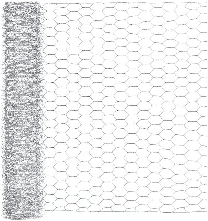Malla gallinero varias medidas hexagonal de zinc galvanizada triple torsión metálica