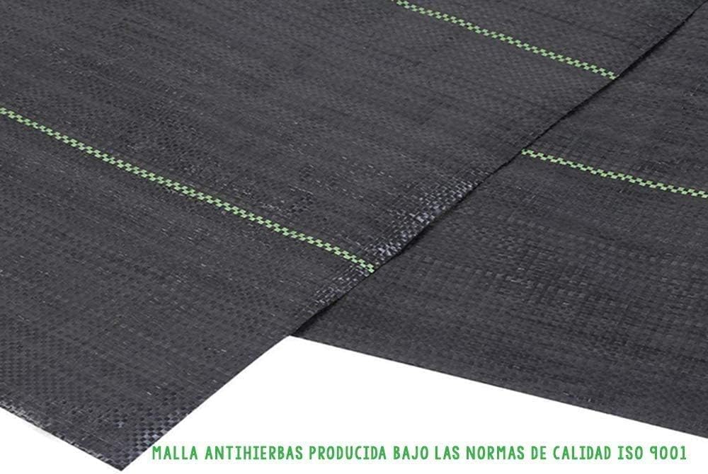 Malla Antihierba 105g ,Resistente y Fuerte Ideal para Tapar Sitios ,Huerto y Jardín  No Tiene Desgaste con el Tiempo Thayba.
