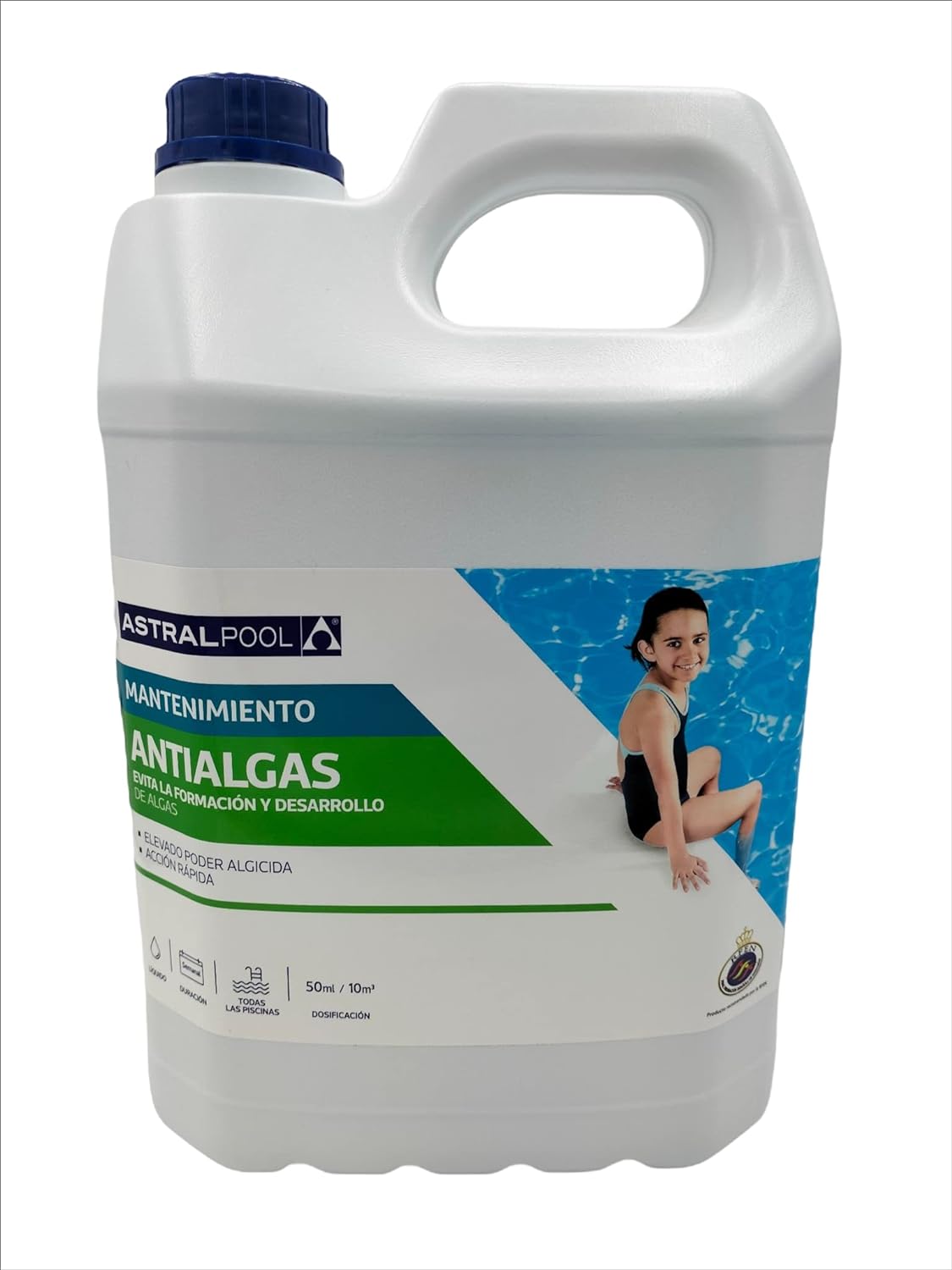 Antialgas Astralpool 5 Litros Varios Modelos Algicida, Abrillantador y Concentrado