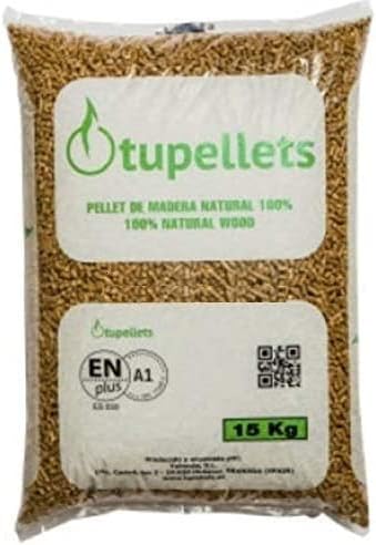 15KG Pellet De Madera para Usar En Estufas o Calderas Especiales.