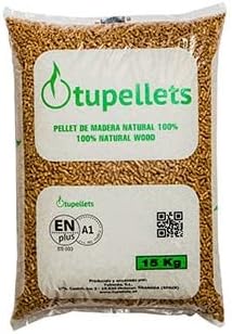 15KG Pellet De Madera para Usar En Estufas o Calderas Especiales.