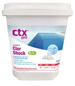 Cloro Choque En Pastillas 5Kg Ctx Pro - 250 0% Ácido Bórico Para Mantenimientos De Piscinas