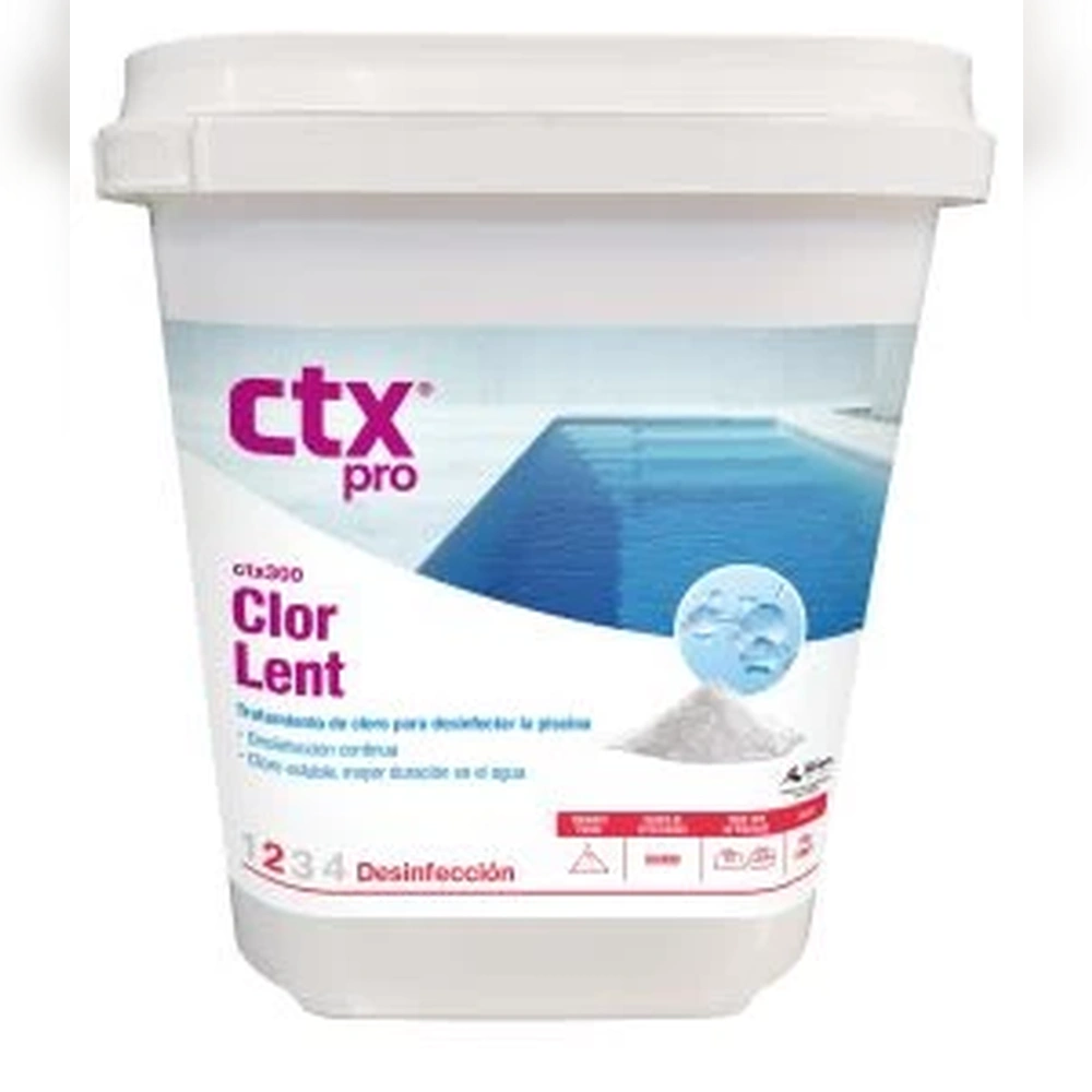 Cloro Lento En Polvo 5Kg Ctx Pro - 300 Mantenimiento De Piscina