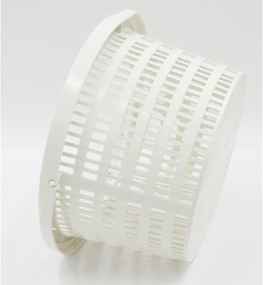 Cesto skimmer. Recambio original AstralPool para skimmer de 15 litros. Altura: 10 cm. Diámetro parte superior: 19 cm. Diámetro parte inferior: 14,3 cm. Código 4402010103