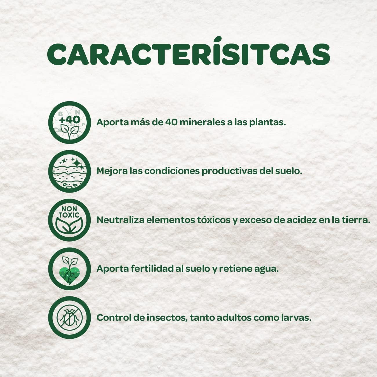 Tierra diatomea molida Natural, múltiples usos, Tratamiento eficaz contra Insectos y Fertilizante Natural