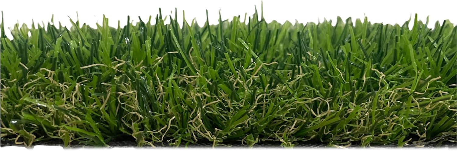 Césped Artificial 40mm,Modelo Kenia, 14.700 Puntadas, 4.900Dtex.. Máximo Realismo, Alta Densidad, Ideal para Exteriores, Piscinas, Terrazas y Jardín