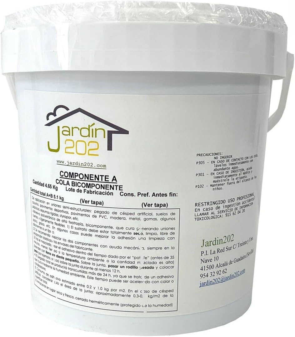 Adhesivo Especializado PU para Césped Artificial - Secado Rápido, Ideal para Suelos de Caucho