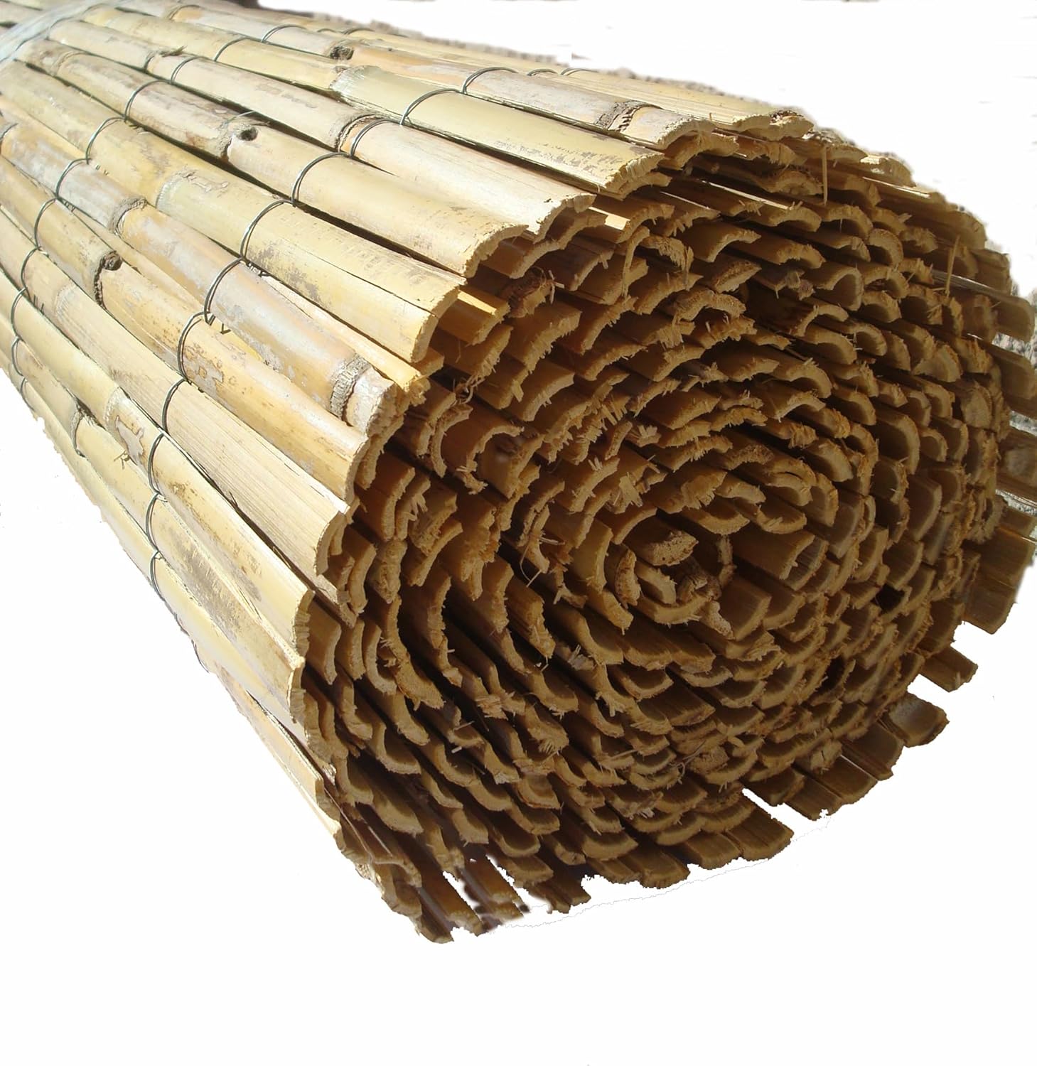 Cañizo Natural de Caña Partida en Rollo, 5 Metros, Panel para Vallado y Cercado de Jardín Thayba