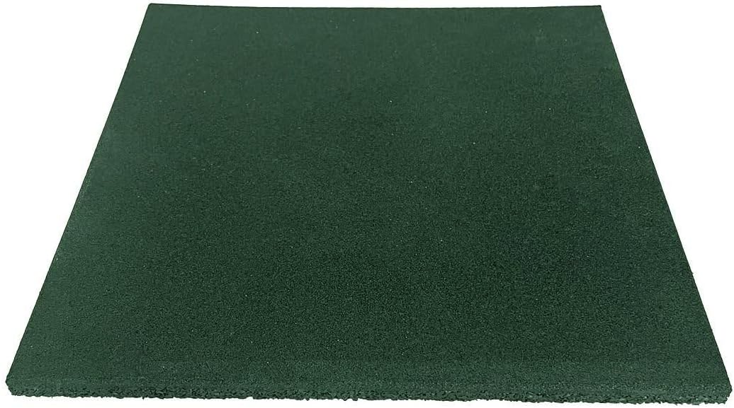  Loseta de Caucho Maciza Profesional 50x50cm Especial para Gimnasios ,Competiciones y Fitness varios colores y Grosor