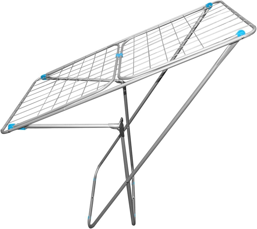 Tendedero metálico Plegable con alas Superficie 19 m 182 x 56 x 107 cm