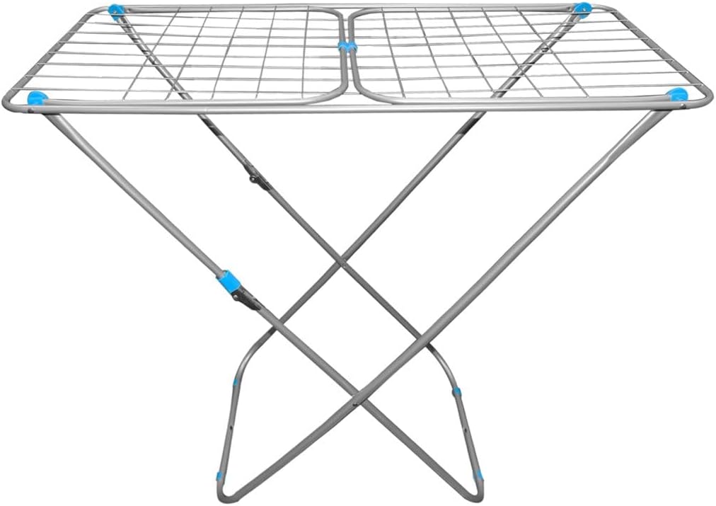 Tendedero metálico Plegable con alas Superficie 19 m 182 x 56 x 107 cm
