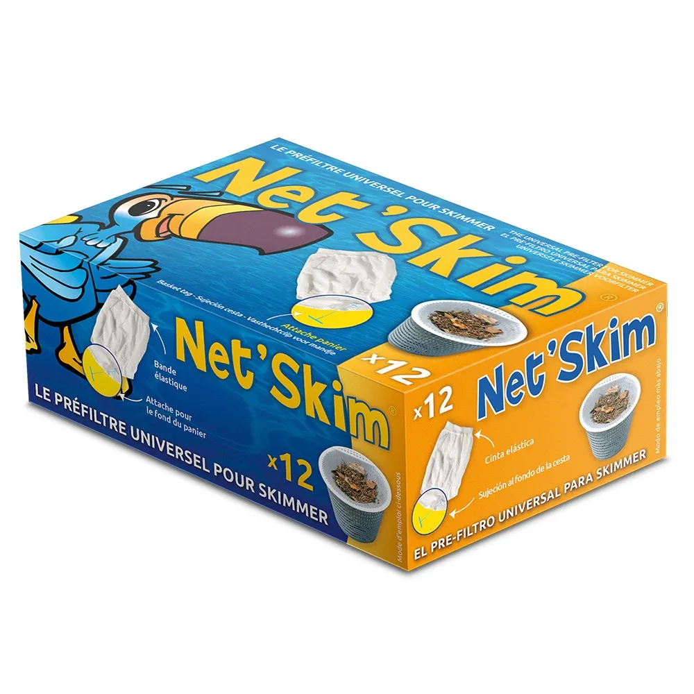 Prefiltros Universales Net Skim para Piscinas, Filtros deshechables de Piscina, Mantenimiento del Filtro y preserva la Bomba 12u Thayba