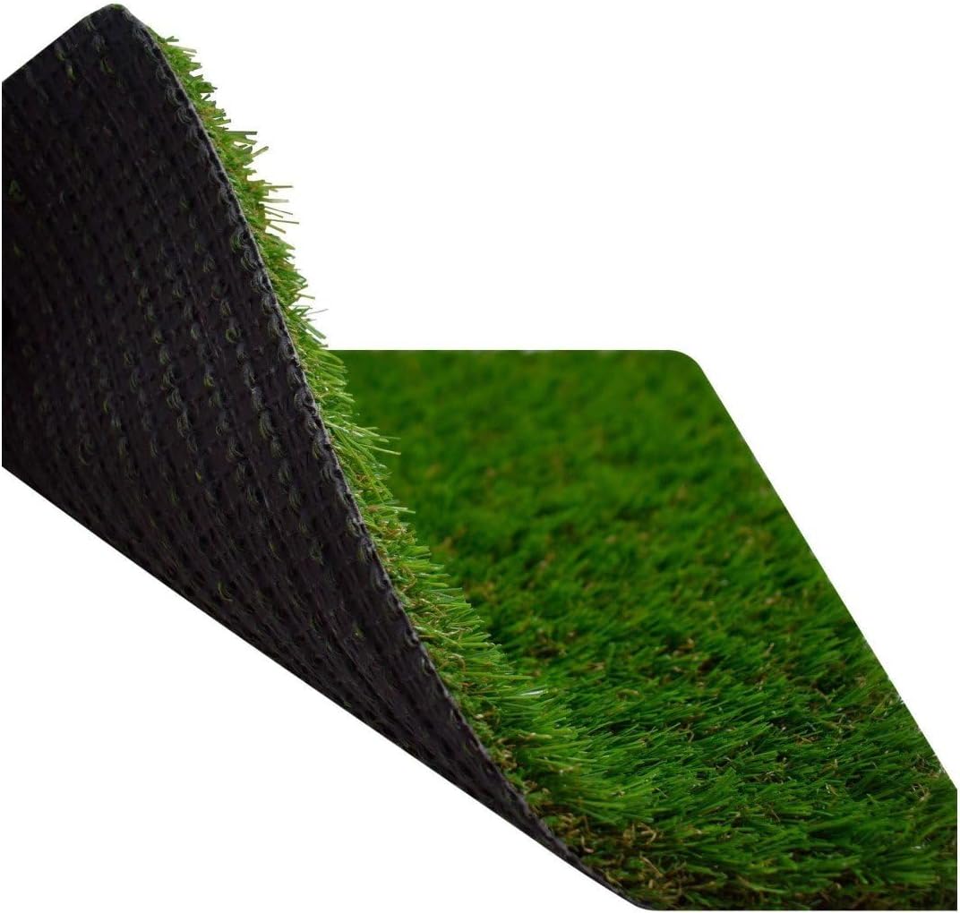Césped Artificial Menorca 25mm - Rollos | Alta Densidad - Ideal para Patios, Parque Infantil y Balcón 