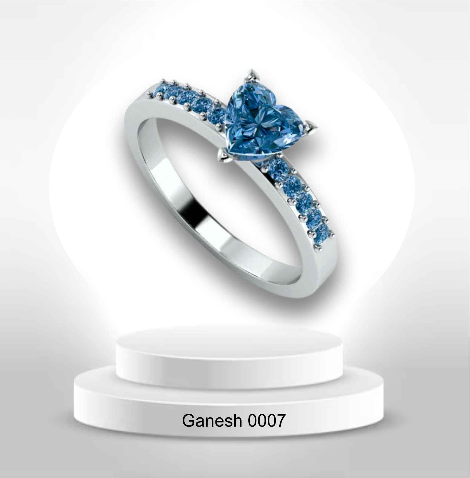 Promesa de flor azul.