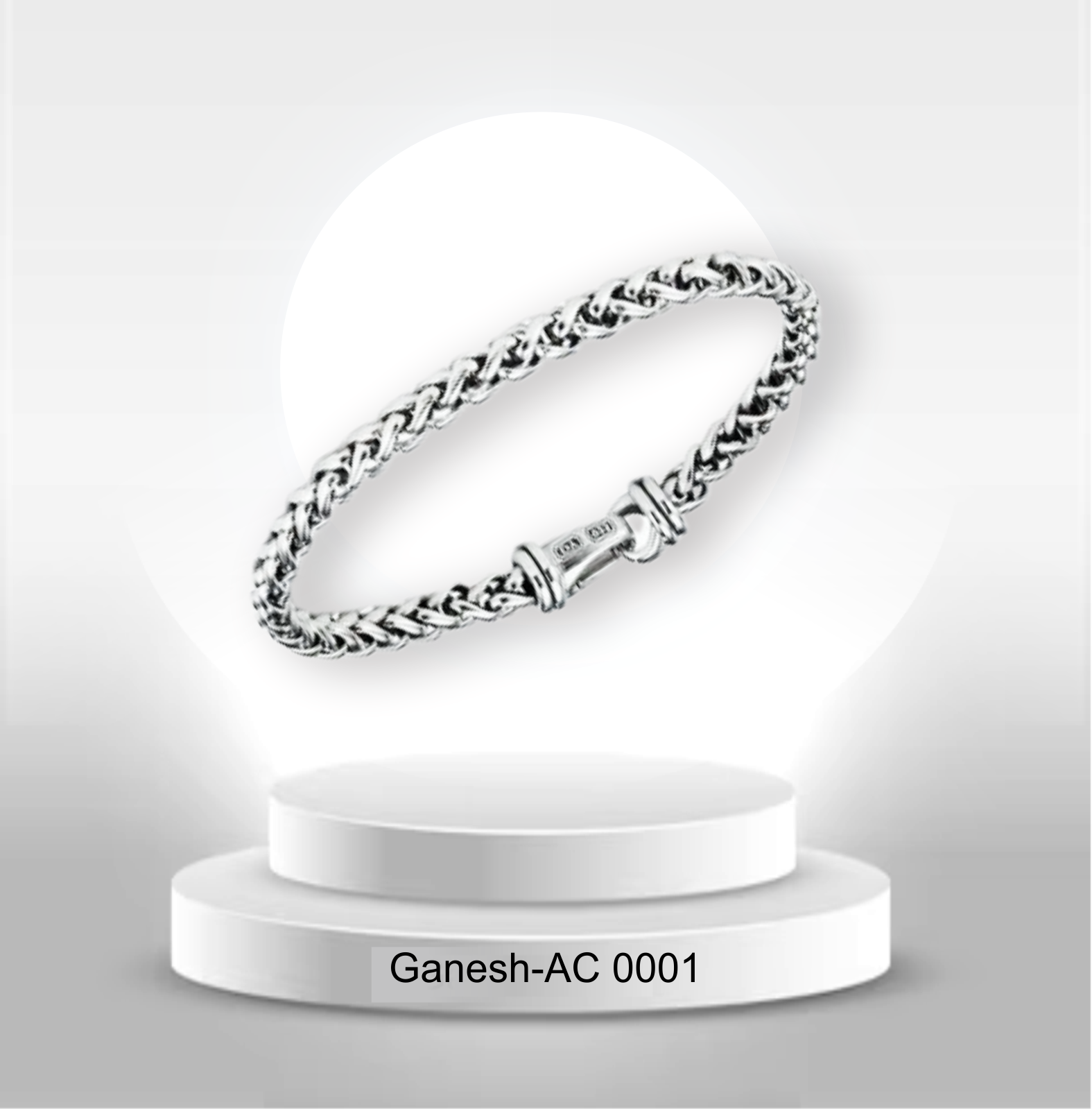 Pulsera eslabón sofisticado.