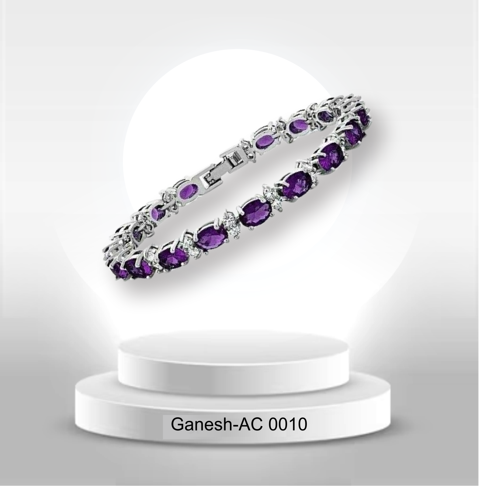 Pulsera amatistas.