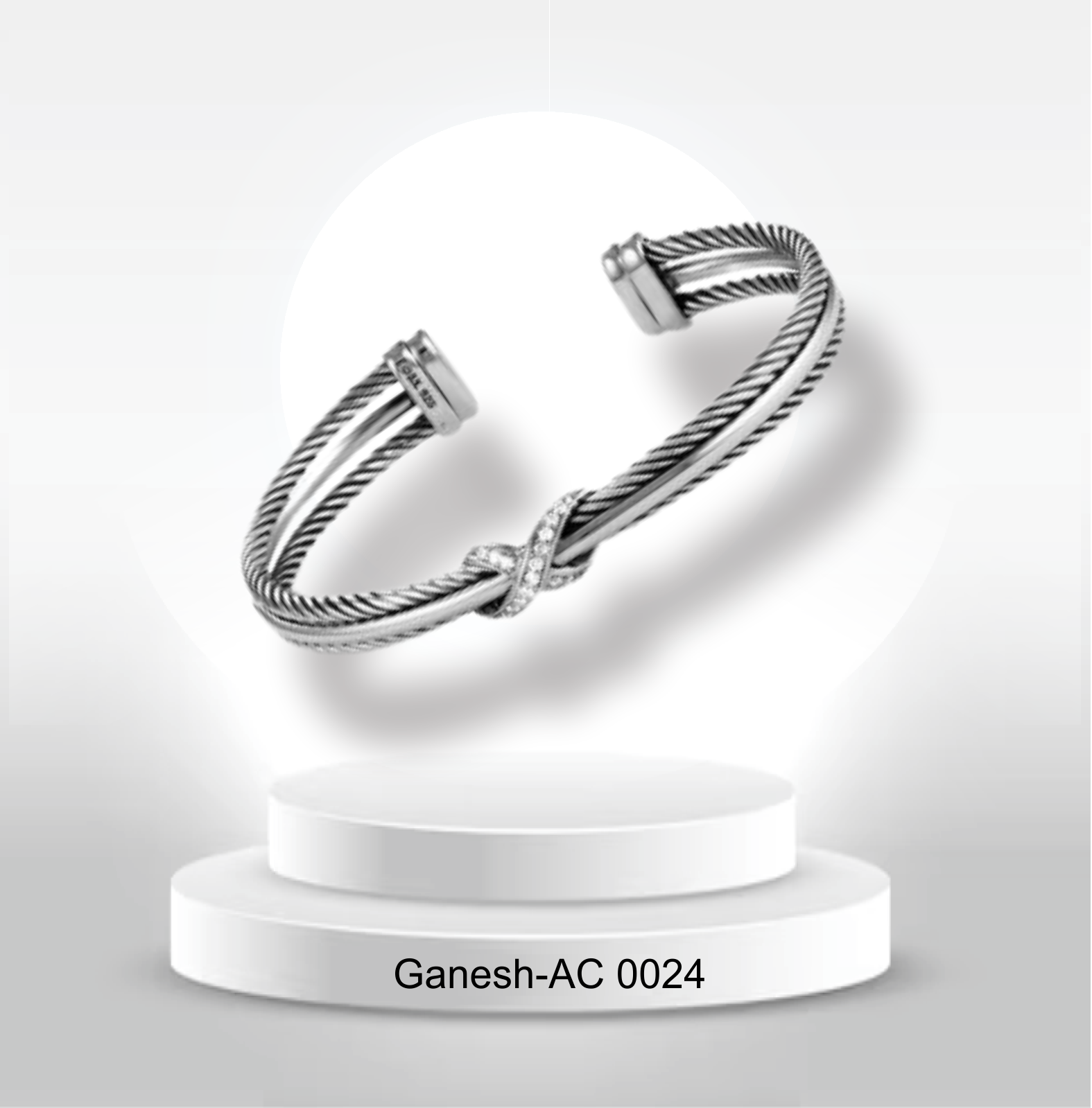 Pulsera nudo diamantino