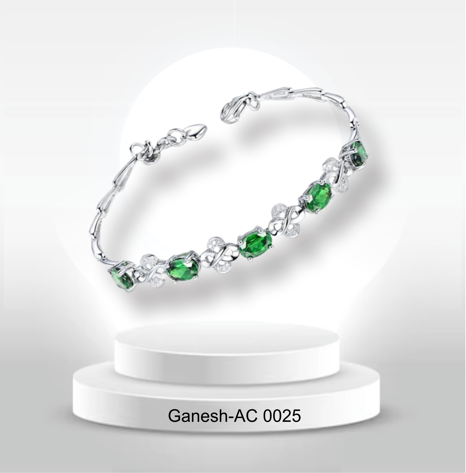 Pulsera eslabón triangular