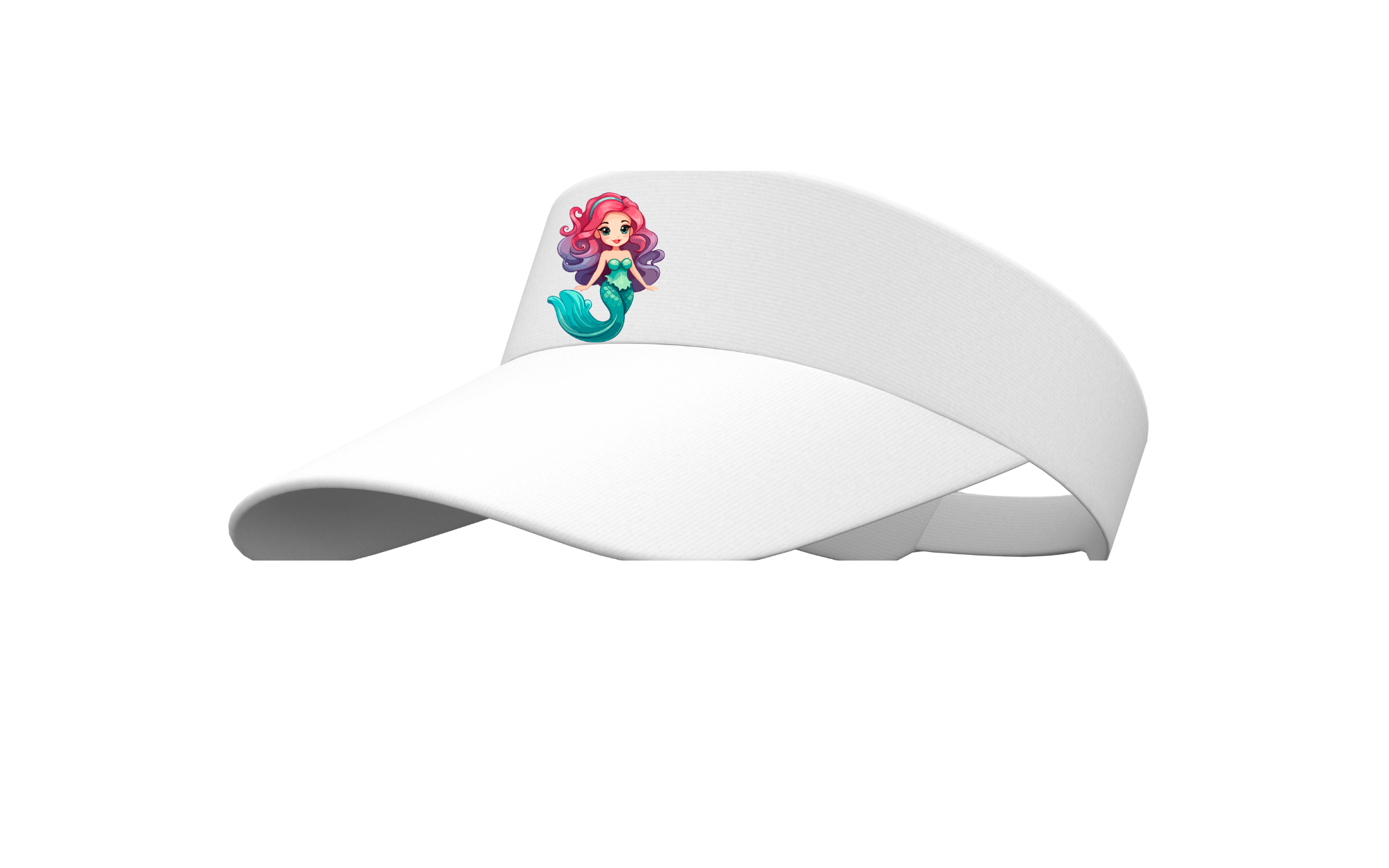 gorgeous colorful Mermaid Sunhat