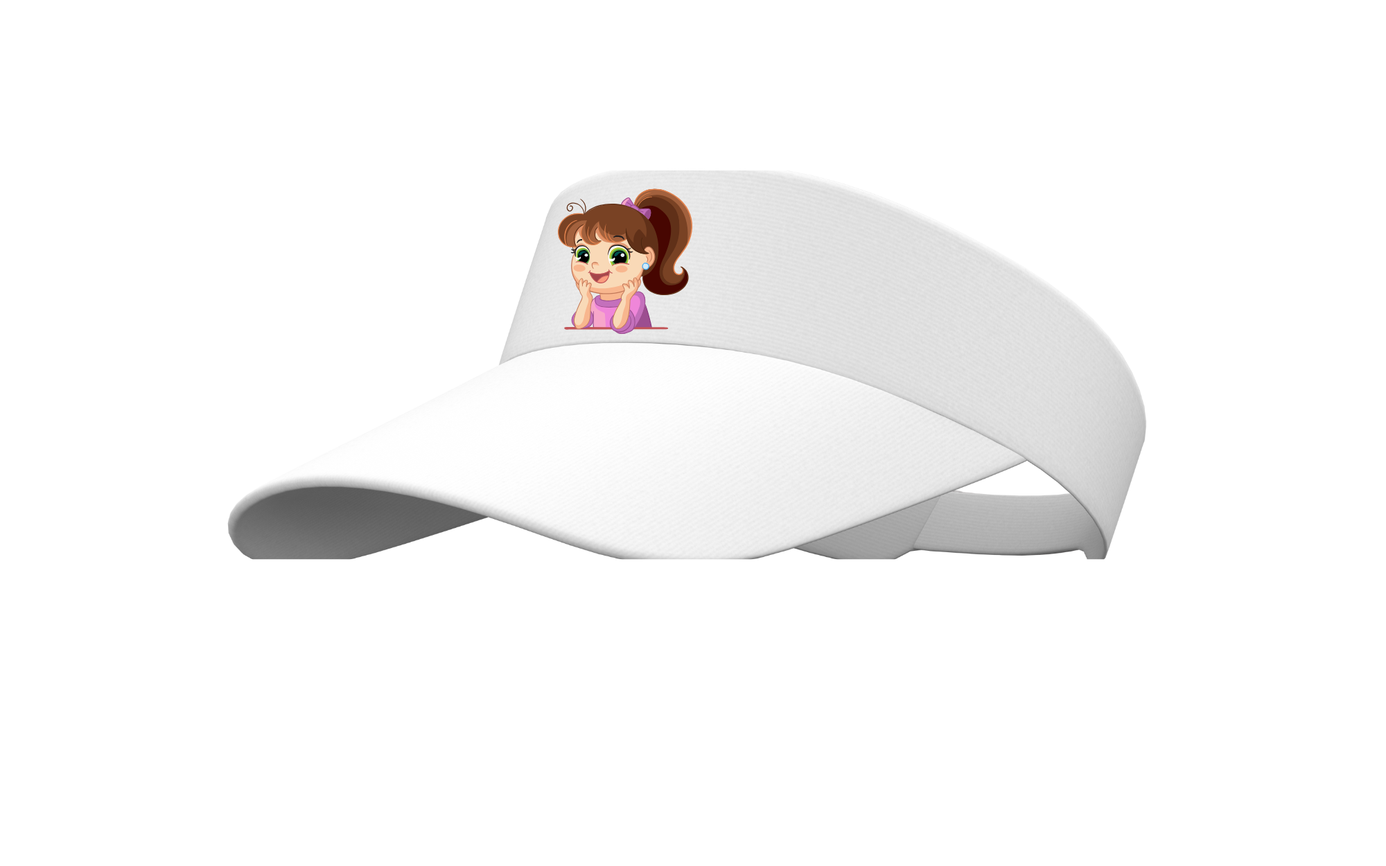 Cartoon girl kid's Sunhat