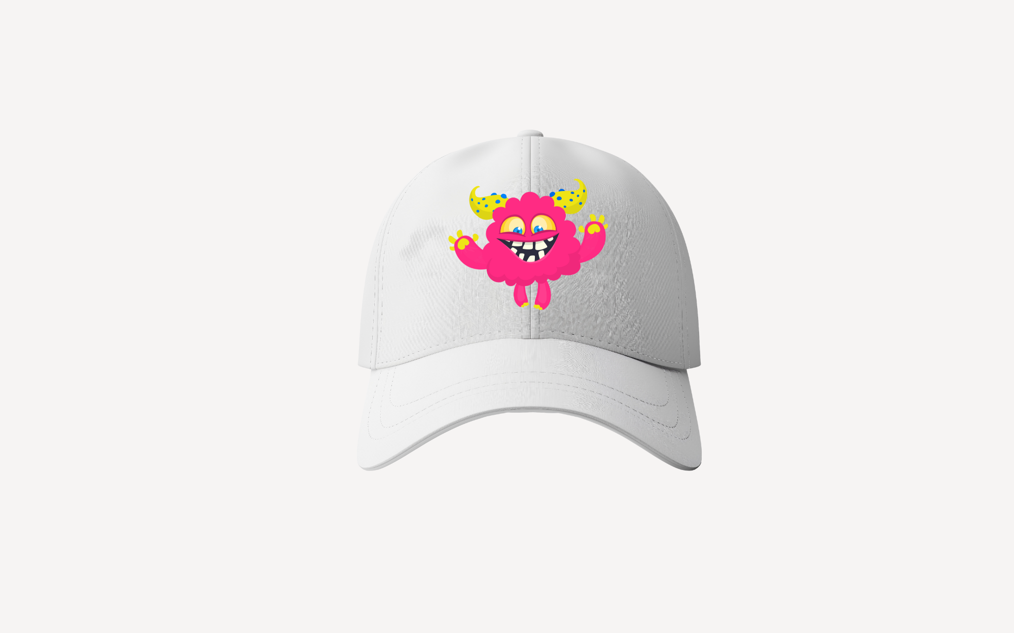 Pink Monster Baseball cap