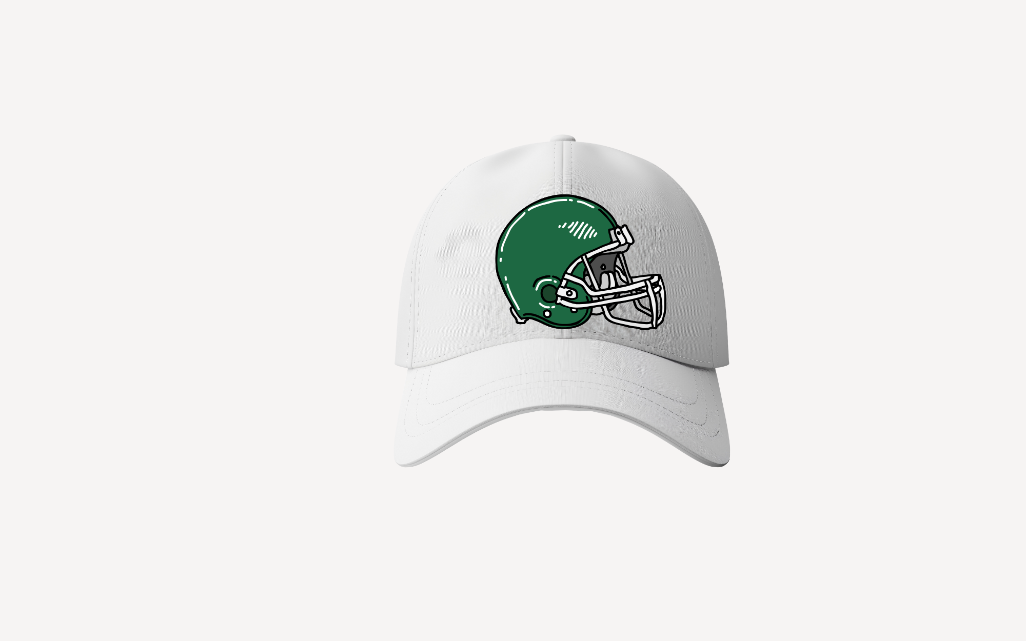 football helmet custom hat