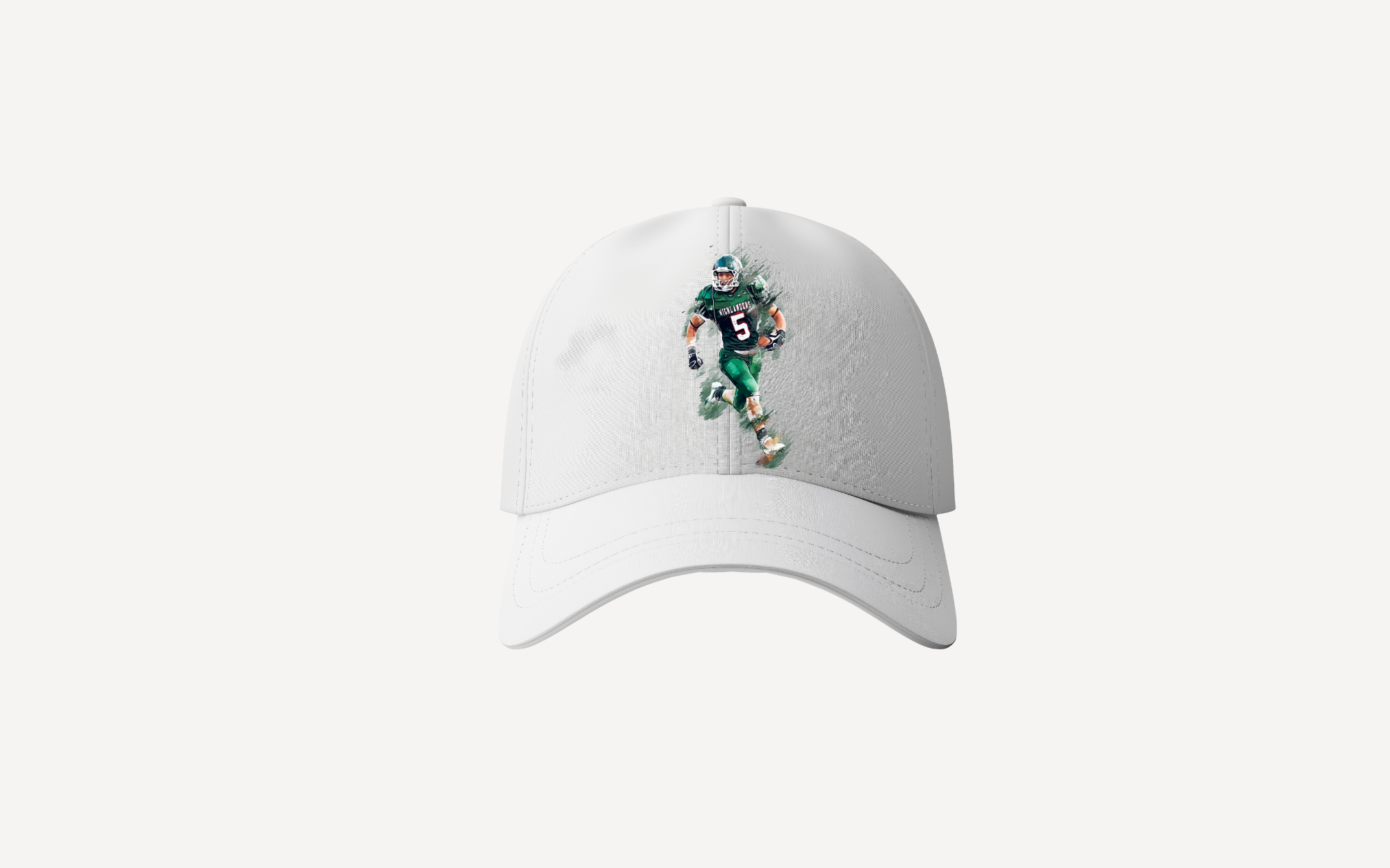 Quarterback football cap
