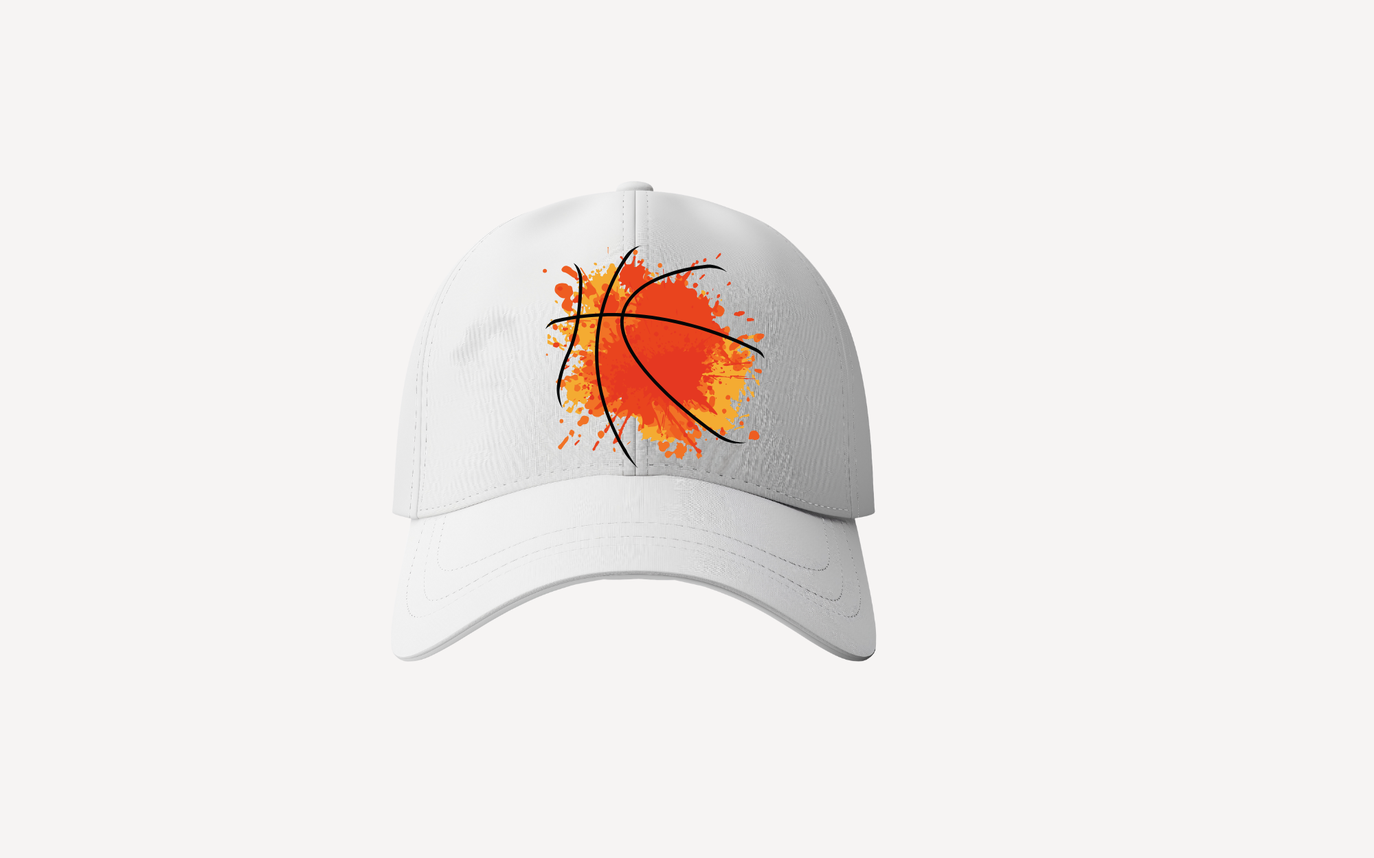 Color splatter Basketball cap