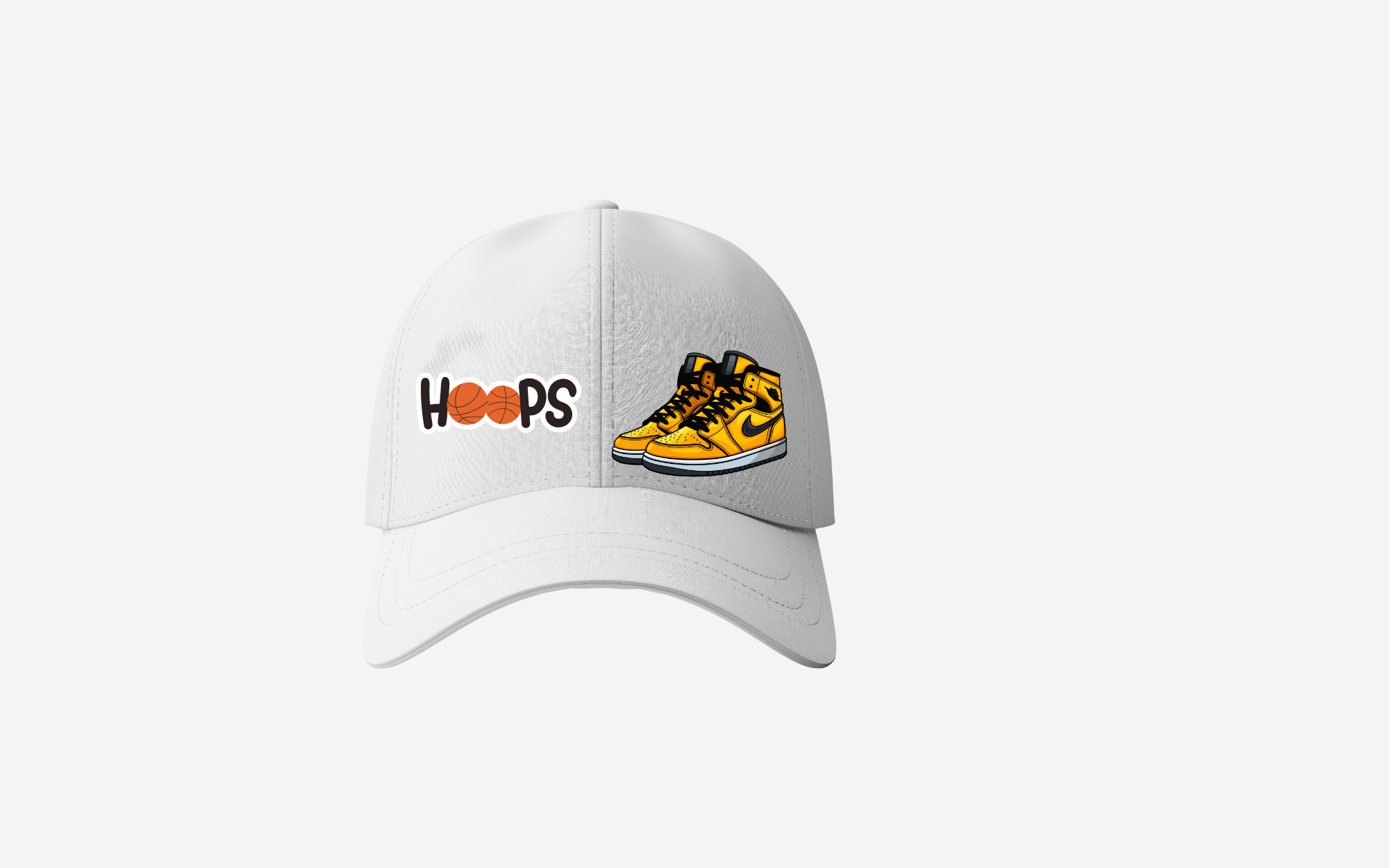 basketball cap with tennis shoes 