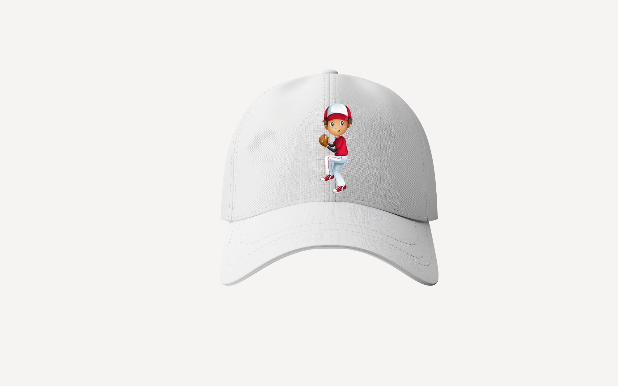 Baseball pitcher cap
