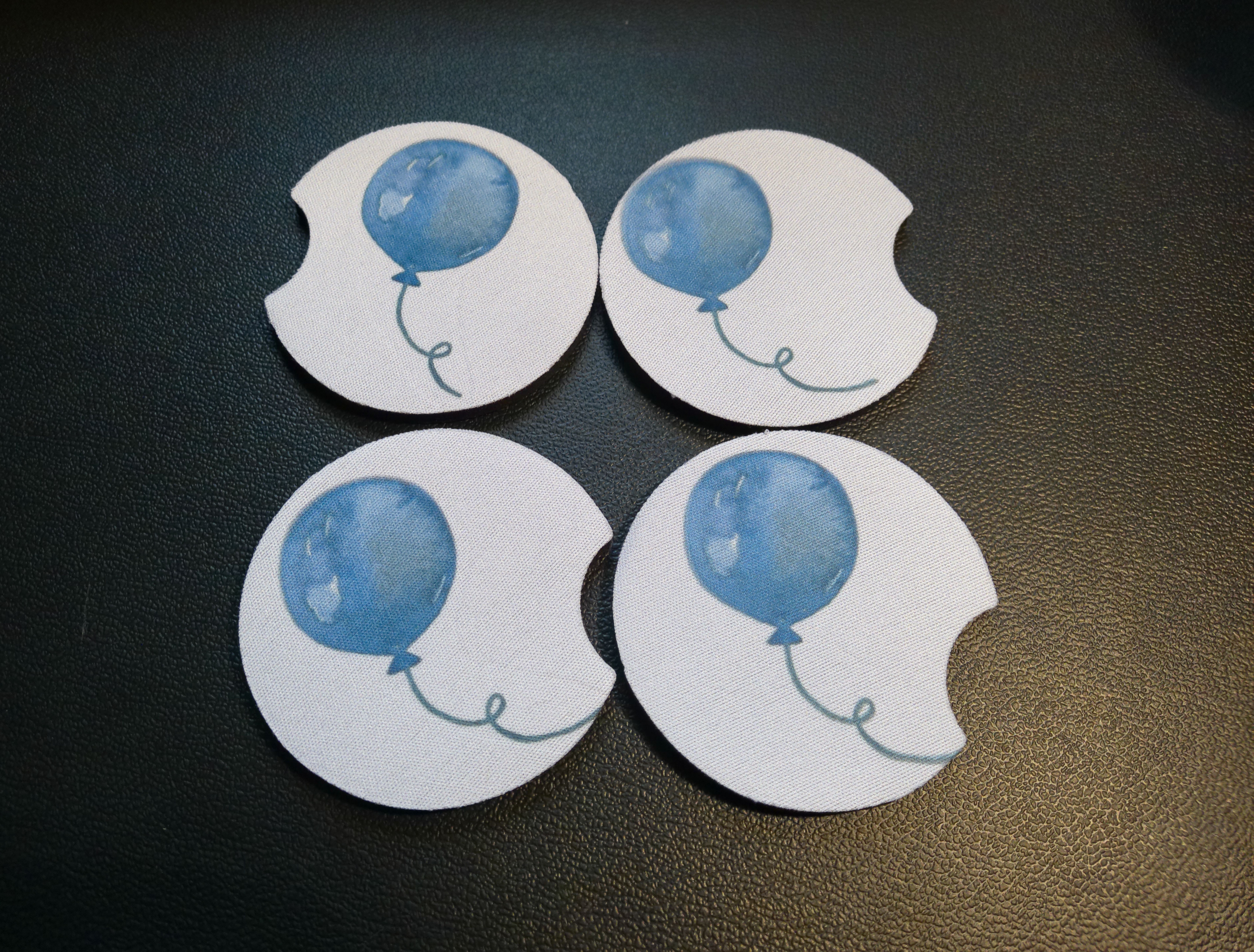 Blue Balloon Coaster