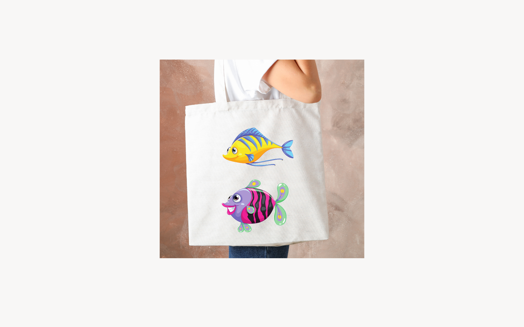 Under the sea fish Tote bag