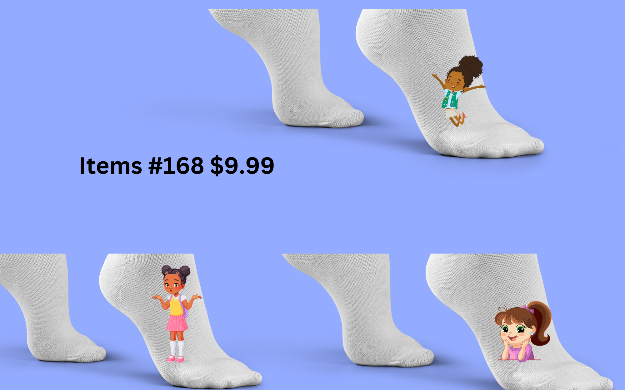 custom adorable girl Socks